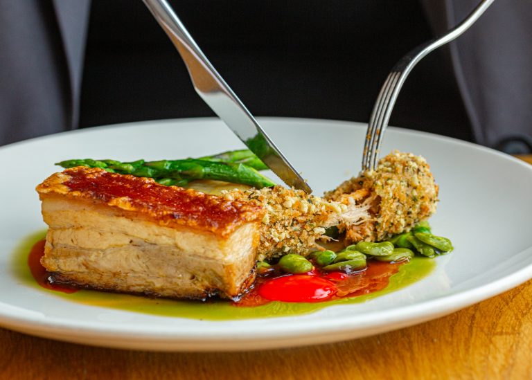 Duo of Pork Red Lion at Peak Edge