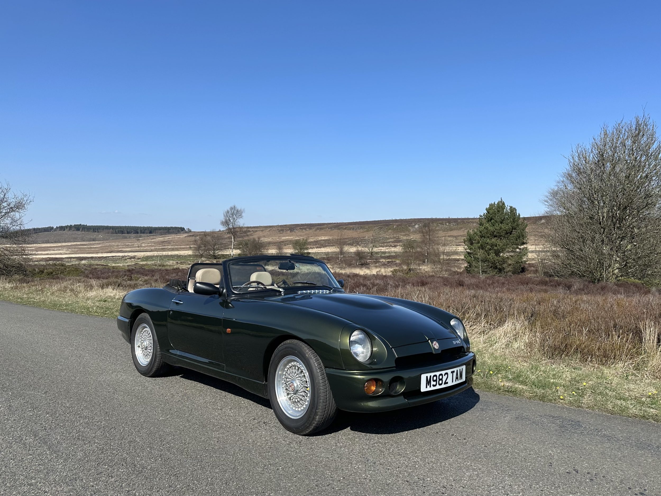 Classic car front view