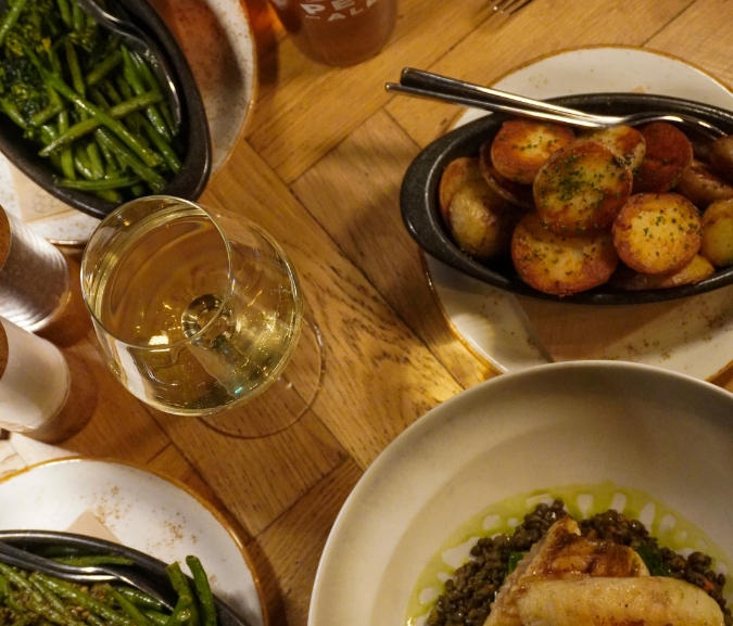 red lion restaurant dining experience at bramble barn