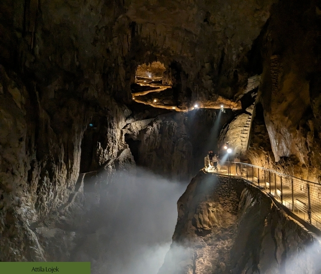 Children exploring Peak Cavern and Castleton caves in the Peak District